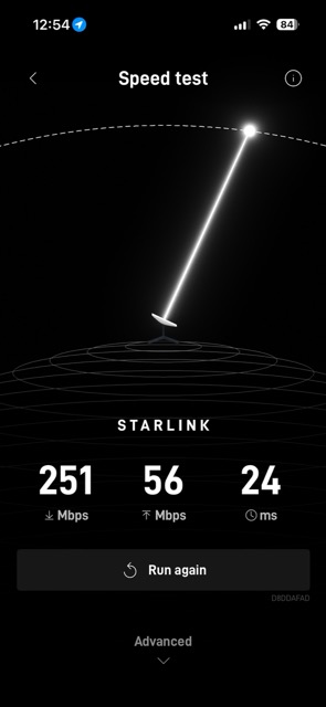 Starlink Speed Test