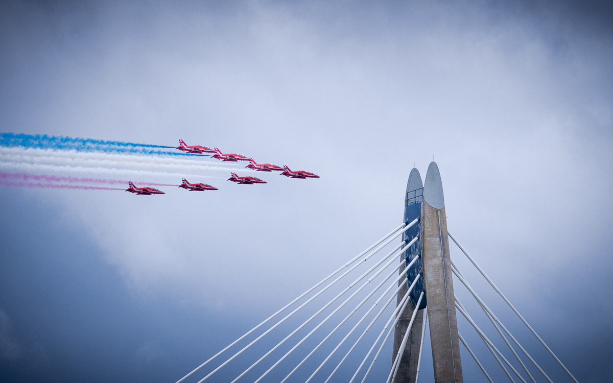Red Arrows over Southport